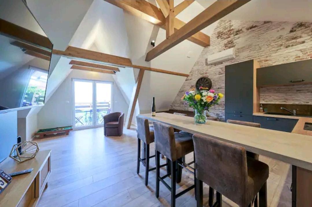 Loft Neuf Avec Bain Jacuzzi Et Terrasse Lägenhet Colmar Exteriör bild